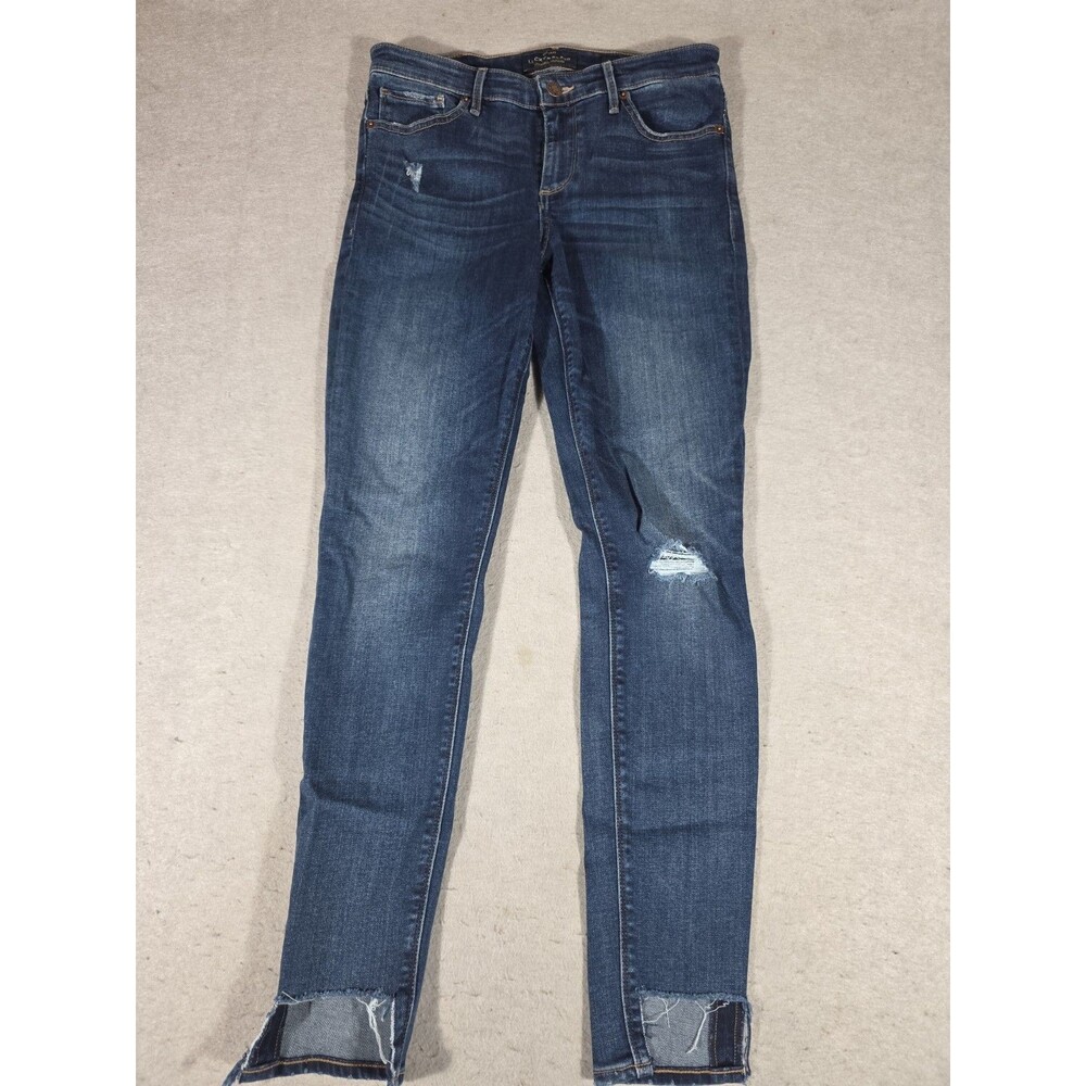 Lucky Brand Women’s Jeans Ava Skinny Size 6/28 Distressed Dark Wash